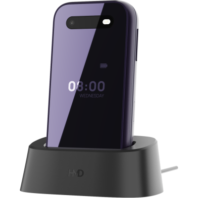 HMD 2660 Flip Charging Cradle 8P00000339 frontAndBack